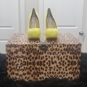 Neon Yellow Steve Madden heels